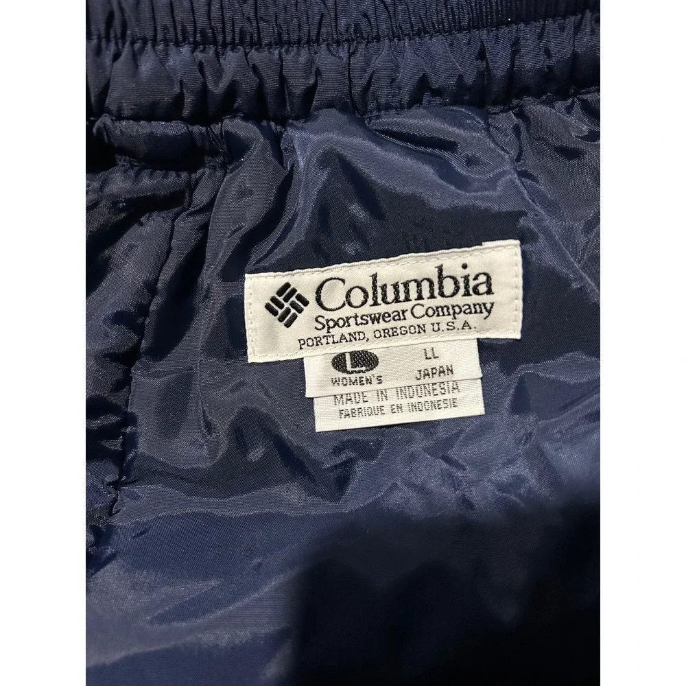 Columbia Womens Navy Blue Insulated Snow Ski Pants Large bugaboo gorpcore sport‎